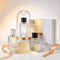 Nouveau design – Flacon de parfum en verre pressurisé cylindrique de 100 ml avec pulvérisateur à pompe et diffuseur à bâtonnets