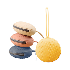 Sac de rangement pour sucettes en silicone certifié sécurité, sans BPA, sac de rangement pour sucettes bébé, pochette portable pour sucettes - Product Image 1