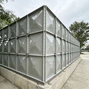 Huili Promotion Panneau en fibre de verre SMC <span class=keywords><strong>Réservoir</strong></span> de stockage <span class=keywords><strong>d</strong></span>'<span class=keywords><strong>eau</strong></span> de <span class=keywords><strong>pluie</strong></span> Qualité alimentaire 1000-10000L Conception carrée Garantie 1 an SS304 - Product Image 1