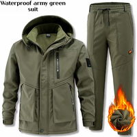 Ensemble veste et pantalon de ski en polaire thermique pour l'hiver 2026, pour hommes et femmes, imperméable, coupe-vent, respirant, combinaison de travail de sécurité en polyester