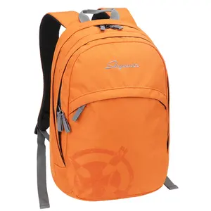 Lightweight Fashion Wholesale Outdoor Sport Travel Backpack Casual Rucksack Orange Stylish College School Bag