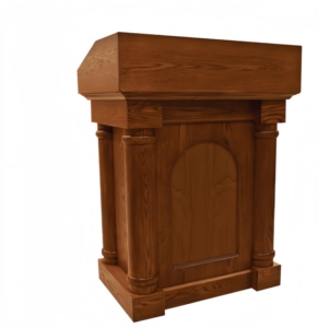 Atril de Iglesia de Madera Maciza Estilo Vintage para Seminarios y Escuelas Teológicas, Eventos Ceremoniales - Product Image 6