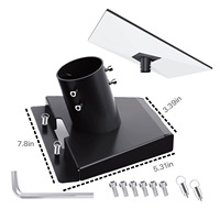 Adaptateur de tuyau Starlink Gen 3, en acier inoxydable, adaptateur de tuyau standard Starlink, adaptateur de montage sur poteau pour Starlink standard