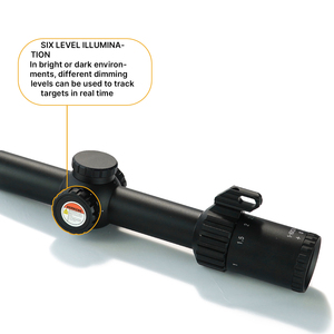กล้องเล็ง BANGBANG 1-6x24 IR SFP, กล้องเล็งแบบออปติคอลขนาด 30 มม. พร้อมกระจก ED คุณภาพพรีเมียมสำหรับการฝึกซ้อมการล่าสัตว์กลางแจ้ง - Product Image 6