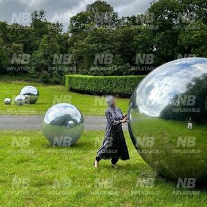 Decoration Indoor 10cm 20cm 30cm 40cm 50cm 60cm 70cm 80cm Large Size Gold Christmas Inflatable Mirror Ball <b>Customized</b> Smooth Big - Product Image 2