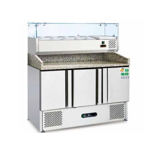 Bảng Top salad Bar Prep <span class=keywords><strong>Countertop</strong></span> salad Bar tủ lạnh hiển thị truy cập hàng đầu salad Bar Cooler - Product Image 2