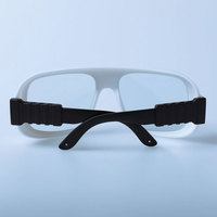 Lunettes de sécurité laser CO2 10600nm Protection des yeux 9000 - 11000nm OD 6 + pour environnements laser à haute intensité Lunettes de sécurité laser