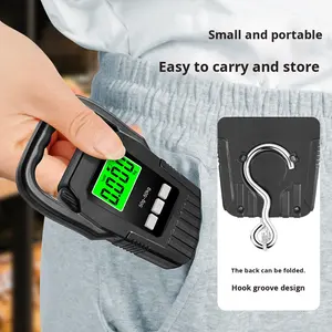 पोर्टेबल इलेक्ट्रॉनिक हुक स्केल होम उपयोग सामान एक्सप्रेस डिलीवरी माशिंग स्केल हैंडहेल्ड परिशुद्धता स्प्रिंग स्केल - Product Image 3