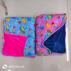Coperte per Neonati con Cartoni Animati, Coperta per Bambini con Pelliccia, Coperta Sensoriale con Retro Punteggiato a Doppio Strato - Product Image 2