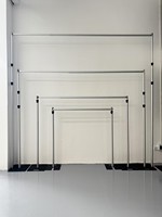 Décor de toile de fond moderne pour mariage, en aluminium, avec structure tubulaire démontable, 8ft*8ft, 10ft*10ft, 12ft*12ft