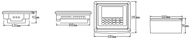 Ultrasonic open channel digital water fule flow meter