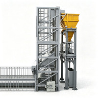 Monte-charge vertical industriel robuste à rail hydraulique pour le déchargement de matériaux