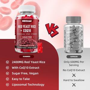 Vitadiscovery <span class=keywords><strong>Arroz</strong></span> de levadura roja con gominolas CoQ10 Suplemento sin azúcar <span class=keywords><strong>para</strong></span> adultos Dosis en polvo No <span class=keywords><strong>para</strong></span> mujeres embarazadas Adolescentes - Product Image 6