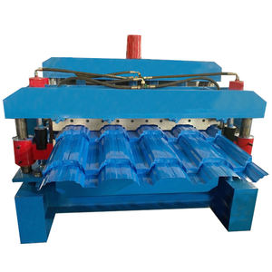Huayang volautomatische <span class=keywords><strong>machine</strong></span> voor het vormen van geglazuurde metalen dakpannen, dakpannenmachine, bouwmateriaalmachines - Product Image 1
