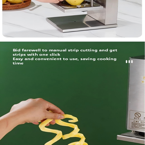 Coupe-pommes en spirale, machine à faire des chips de pommes de terre automatique à usage commercial, montée sur table - Product Image 3