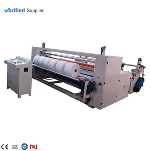 paper and plastic film rewinding and perforation machine