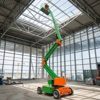 Nacelle élévatrice articulée électrique hydraulique 20m en acier au manganèse pour traversée d'obstacles et travaux muraux verticaux CE