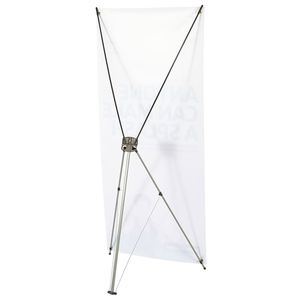 Expositor Publicitario Personalizado Tipo X Ajustable para Interiores, Ideal para Eventos y Promociones - Product Image 2