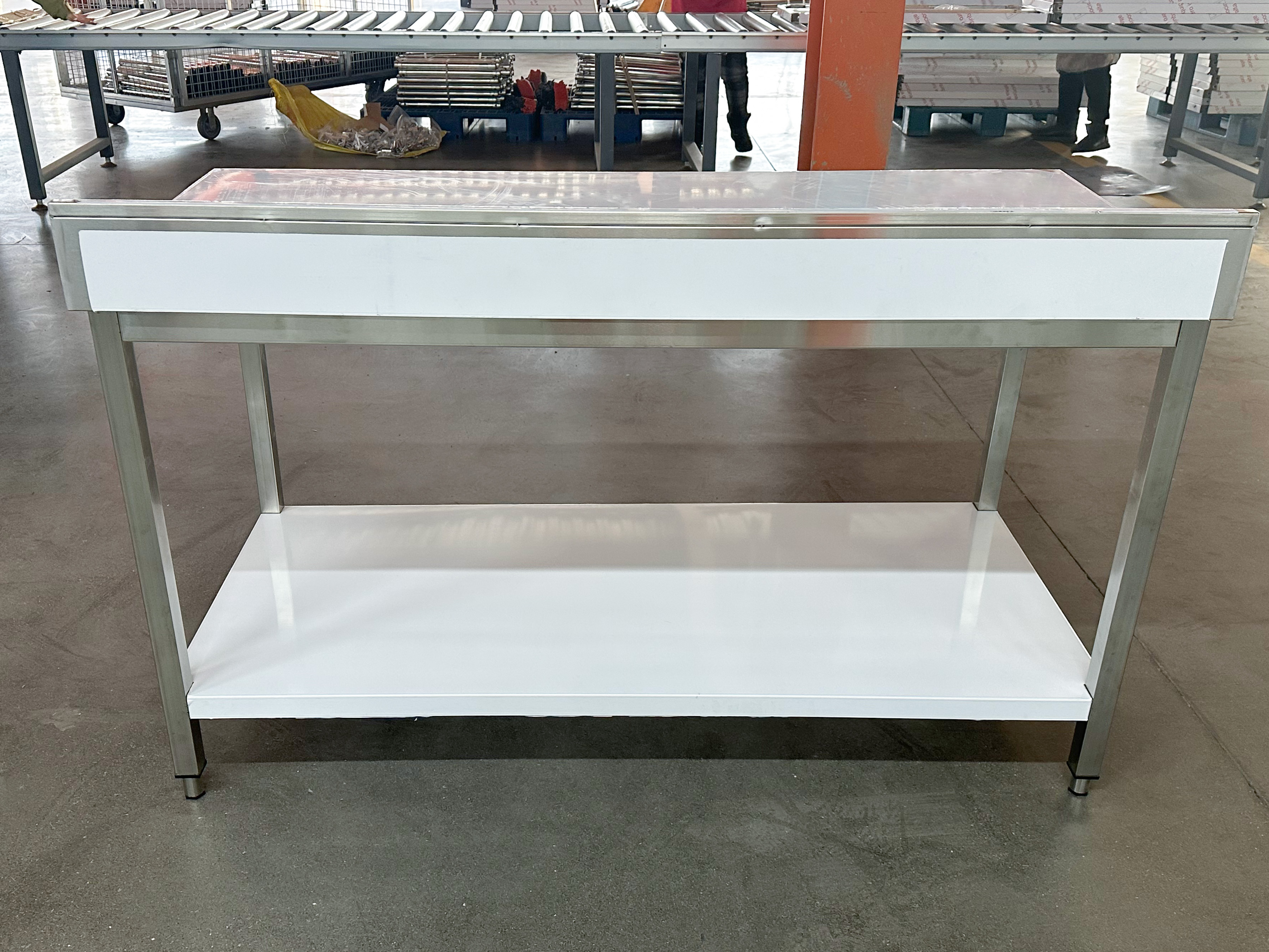 commercial kitchen table stainless steel