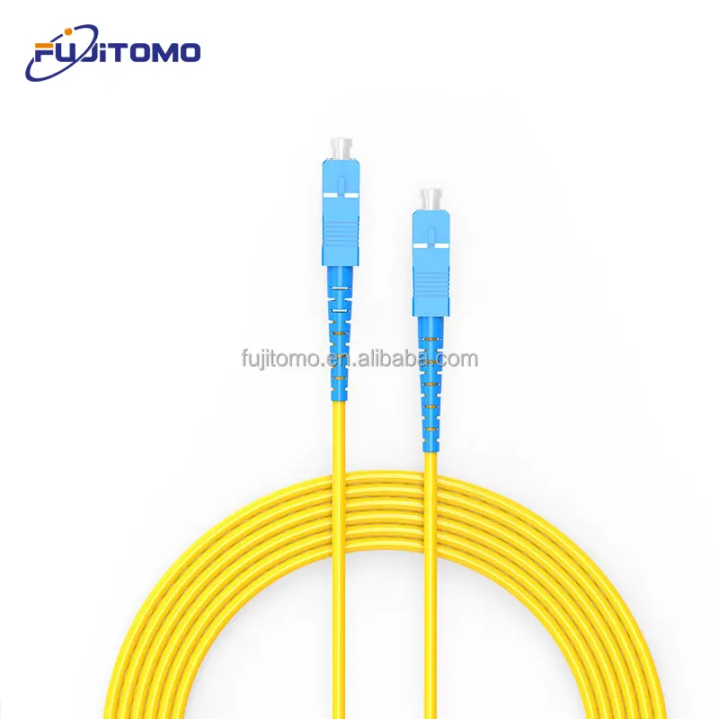 Cordon de raccordement pour fibre optique simple, cordon de raccordement FC SC LC ST UPC, simple, 3.0mm, 5 pièces