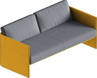 Ensemble de canapés modulaires modernes avec coussins en tissu, tables d'appoint, structure en métal, écologique pour la maison, le bureau, le salon, la salle à manger, la salle de séjour