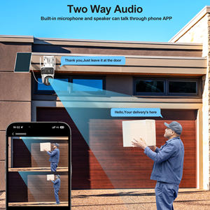 Telecamera Impermeabile 4G con Ricarica Solare, Pan-Tilt, Multi-Obiettivo, Audio Bidirezionale, Rilevamento Movimento, Visualizzazione a 3 Vie, Zoom 10X, Sensore CMOS - Product Image 5