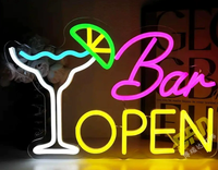 Enseignes LED Néon pour Publicité, Décoration Intérieure, Chambre, Bar, Restaurant, IP65 Étanche, Télécommande, Acrylique