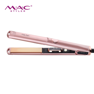 MAC Factory Wholesale Hair Straightener Salon Use Styling <strong>5</strong> Teeth Hair Crimping <strong>Iron</strong> Curling <strong>Iron</strong> Wave Corrugation Hair Crimper - Product Image 4