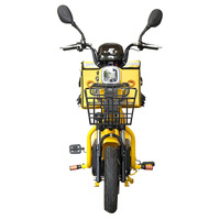 Vélo électrique de livraison CE 72V 500-800W, batterie amovible 12/20Ah, autonomie 45-75km, scooter pour livraison de nourriture