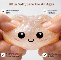 Produit phare : Jouet Squishy géant scintillant en forme de boulette, Boîte mystère surprise, Jouets anti-stress en forme de pain vapeur