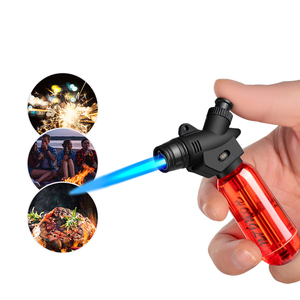 Đèn khò <span class=keywords><strong>gas</strong></span> mini kim loại hiện đại, một tia lửa, dùng ngoài trời, dùng cho nhà bếp, có thể nạp lại, đóng gói quà tặng có logo - Product Image 6