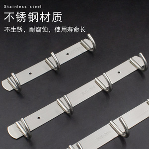 Prosperous Age And Noble Stainless Steel Robe Hooks 3 Hooks Wall Mounted Modern Kitchen Bathroom Entryway Anti Corrosion - Product Image 3