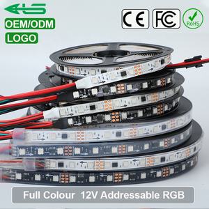 RGB 12V SK6812 <strong>Programmable</strong> LED Pixel Smart Strip Lights Pixel LED RGB 16703 RGBIC 12V WS2811 Pixels 12V LED Strip Light - Product Image 1
