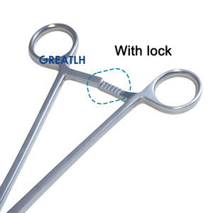 Instrumen Bedah Ortopedi Baja Tahan Karat Penjepit Jaringan Medis dengan Gigi Penjepit Jaringan Lunak - Product Image 5