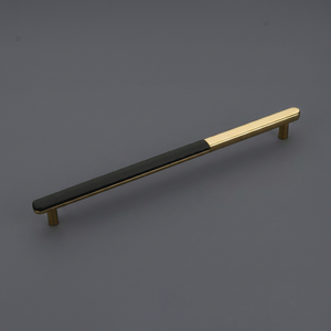 Premium Cabinet Handles Half Textured Alloy <b>Drawer</b> <b>Pulls</b> Dual Tone Wardrobe Cupboards Door Bar Furniture Hardware - Product Image 1