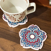 Nouveau tapis de table de caboteur en liège 3D en forme de pétale de décoration de maison créative de nouveauté