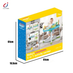 Chaise à bascule pour bébé Chengji 5 en 1, apprentissage précoce, activités éducatives, éclairage, musique, jouets pour bébé - Product Image 5