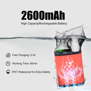 Pompe de douche de camp en plein air pour douche portable puissante, alimentée par des piles rechargeables, pour le camping, la randonnée, les voyages au bord de la piscine <span class=keywords><strong>Sho</strong></span> - Product Image 5