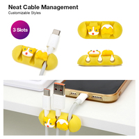 Organisateur multifonctionnel de pinces à câble en silicone pour le bureau Crochet mural USB pour la gestion des câbles pour le salon Clips adhésifs