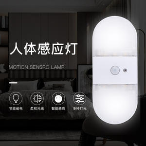 <b>Led</b> Night Light Rectangle Sensor Control Warm White <b>Battery</b> Powered With 1 Year Warranty For Corridor Bedroom - Product Image 4