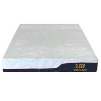 Matelas en mousse à mémoire de forme compressé sous vide pour hôtel, 20 cm d'épaisseur, housse amovible et lavable à fermeture éclair, douceur et simplicité