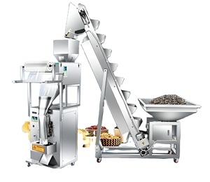 CohoMachine – Nouvelle machine de remplissage automatique <span class=keywords><strong>à</strong></span> godets inclinés en acier inoxydable pour aliments, céréales, snacks, noix et miettes – Convoyeur - Product Image 1