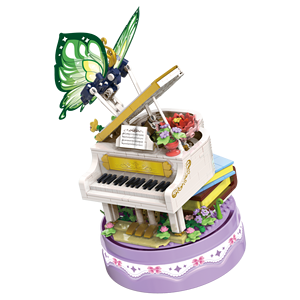 Decorazione per la casa giocattolo regalo creativo fai da te scatola di musica Set di mattoncini 661047 Mengdie Qinyu carillon - Product Image 2