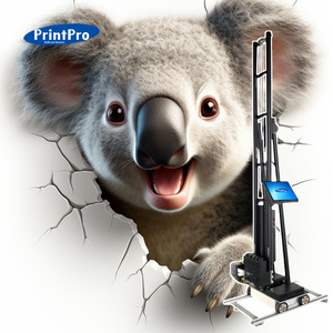 PrintPro Máquina de impresión vertical automática para pared Impresora de pared 3D Tinta UV Robot de pintura de pared e impresora de bolígrafo - Product Image 1