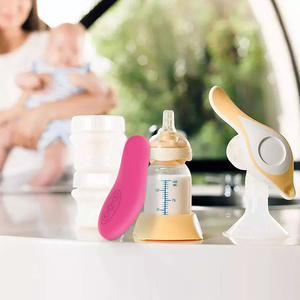 Masajeador de pezones 2 en 1 para aliviar el dolor y la sensibilidad, extractor de leche para lactancia, soporte para senos de mamá - Product Image 6