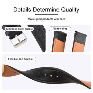 Cinturini di Ricambio in Pelle Traspirante da 22mm alla Moda per Smartwatch <span class=keywords><strong>GT2</strong></span> <span class=keywords><strong>46mm</strong></span> - Product Image 2