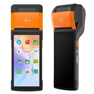 SUNMI V2S Android 11 spor bahis terminali Pos piyango makinesi iş yazılımı fatura yazıcı ile mobil Pos makineleri