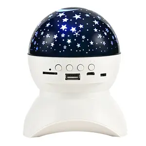 Led Light Rotating Crystal Magic Disco Ball Speakers Hot Selling Portable Mini Bluetooth Speaker Bluetooth Music Magic Ball