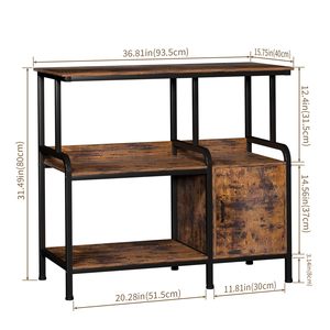 <span class=keywords><strong>ตู้</strong></span>ปลาสี่เหลี่ยมทรงแข็งแรงทนทาน สีดำ สแตนเลส สำหรับบ้าน/สำนักงาน พร้อมช่องเสียบปลั๊กไฟและ<span class=keywords><strong>ตู้</strong></span>เก็บของ สำหรับเต่าและสัตว์เลื้อยคลาน - Product Image 2