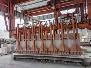 AAC Bảng điều khiển tường bê tông nhẹ hiệu quả máy móc thiết bị làm gạch với các thành phần cốt lõi PLC và hộp số - Product Image 6